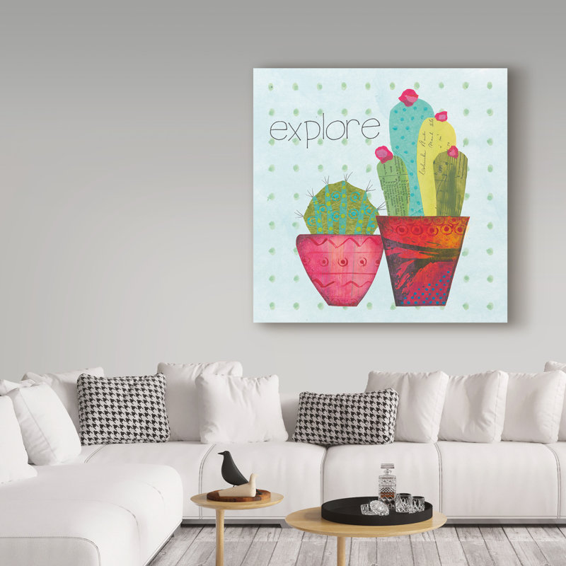« sud-ouest », art sur toile, H 14 po x l 14 po x P 2 po