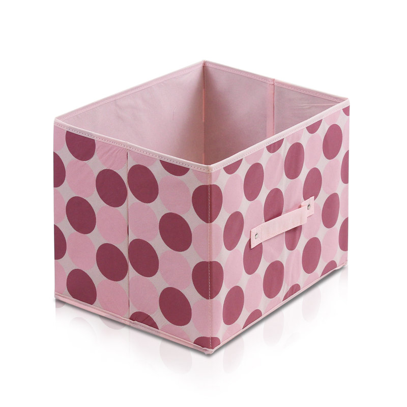 Rebrilliant Fabric Decorative Bin, Pink