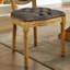 Structure en bois massif, fauteuil de salle à manger en velours-118444398
