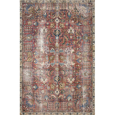 Tapis oriental Merlot Chris x Loloi par Chris Loves