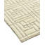 Athlene Geometric Hand-Knotted Wool/Cotton Beige Area Rug