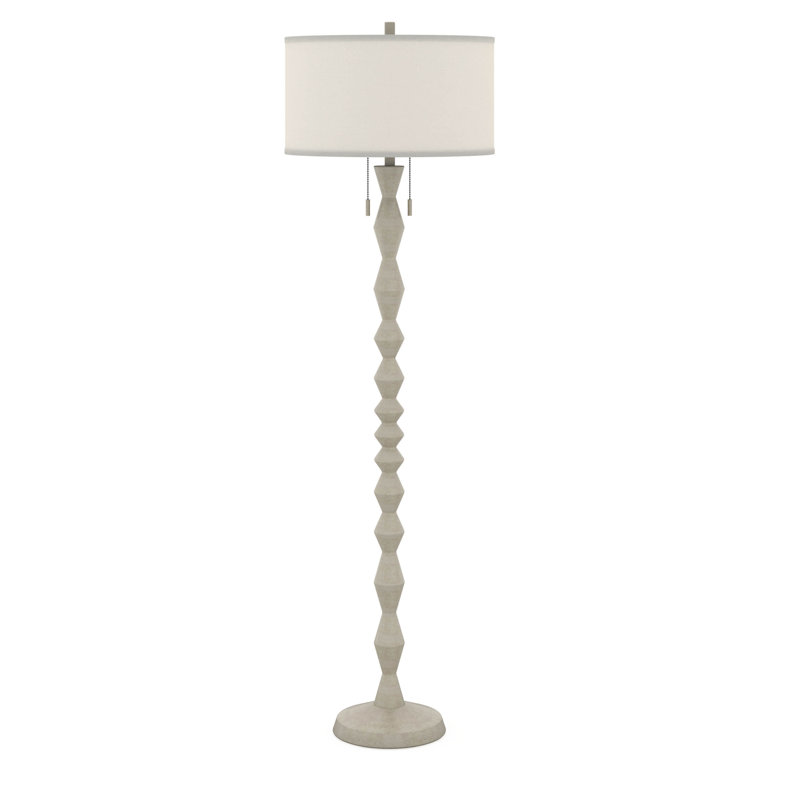 Zenith - 66" Floor Lamp - White Finish