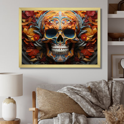 " Skull Eternal Rest Geometric II "
