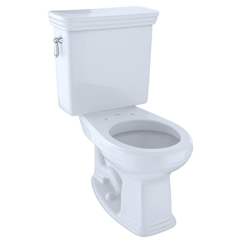 Toto® Eco Promenade® Two-Piece Round 1.28 Gpf Universal Height Toilet With Wax Ring And Toilet Mounting Bolts