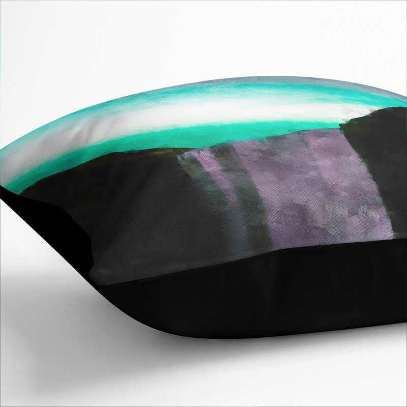 Square Cushion, 55cm H x 55cm W x 20cm D, Black