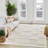 Rug Modern Indoor Area Rug, Cream Gray.-183365184