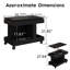 Petite table basse à roulettes-1607743484