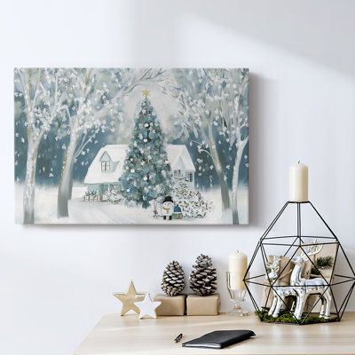 Christmas Holiday Arts - Toile tendue avec châssis