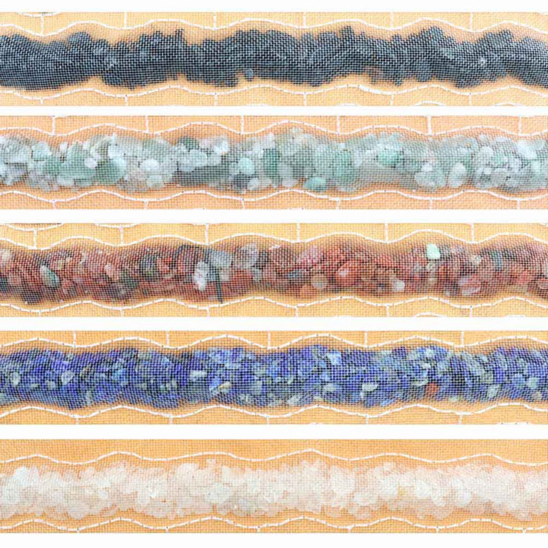 Tapis chauffant à 7 pierres précieuses Blue Trim, 31 po x 21 po