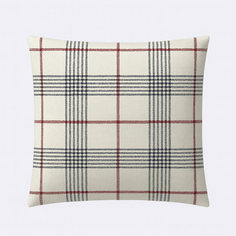 Linen Plaid Pillow