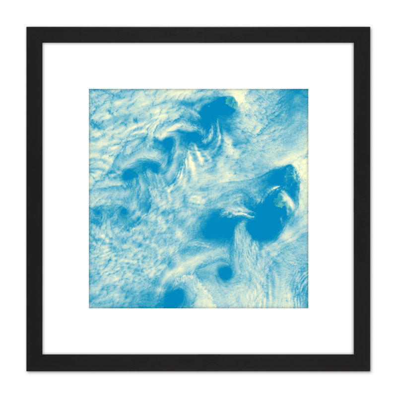 Smoke Abstract Soft Sky 1 Piece Single Picture Frame Painting