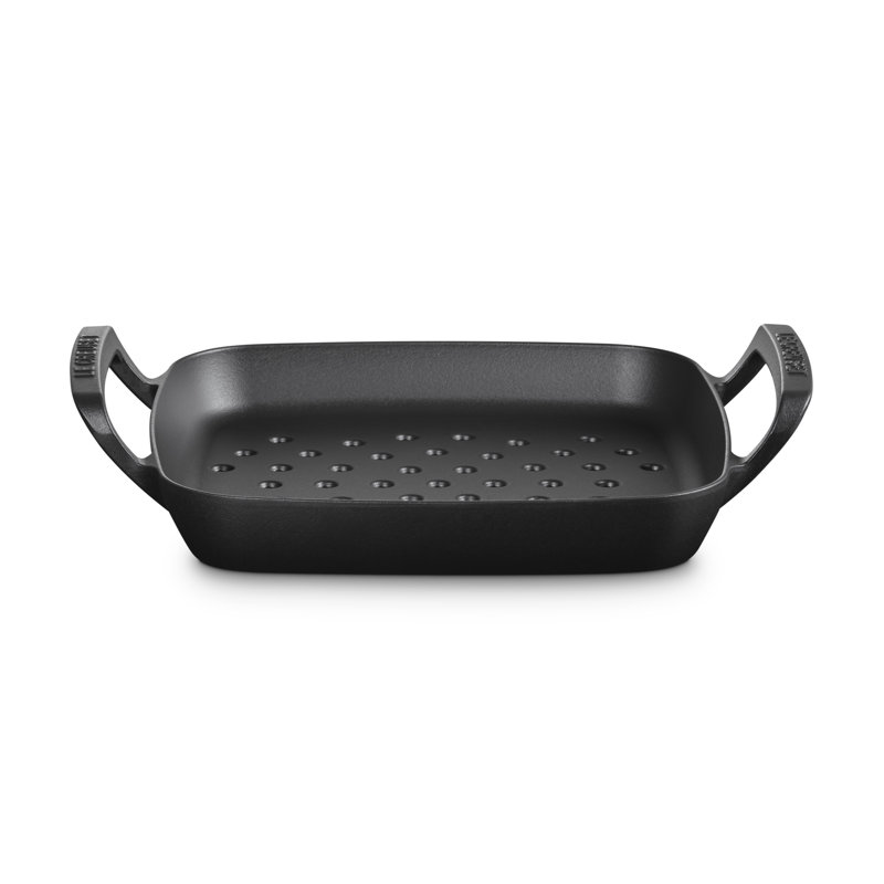 Le Creuset Cast Iron Outdoor Collection Square Grilling Basket 30cm