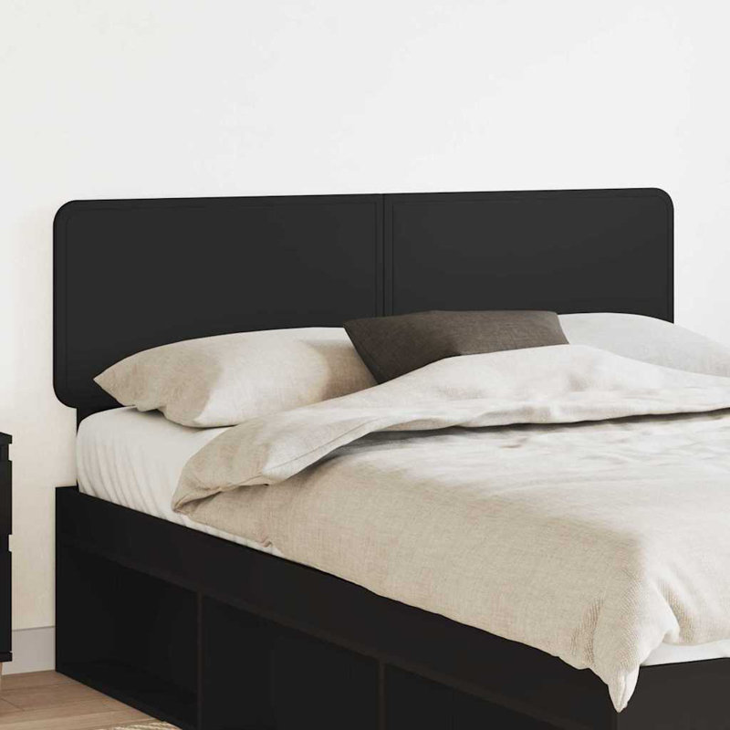 Headboard, EU Double - 150 x 200 cm, Black Oak
