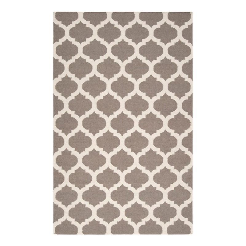 Kramer Wool Geometric Indoor Rug, Rectangle 8' x 11'