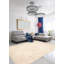 Tapis crème en laine noué à la main de conception unique 2000S 6 pi 4 po x 10 pi 8 po Danuel