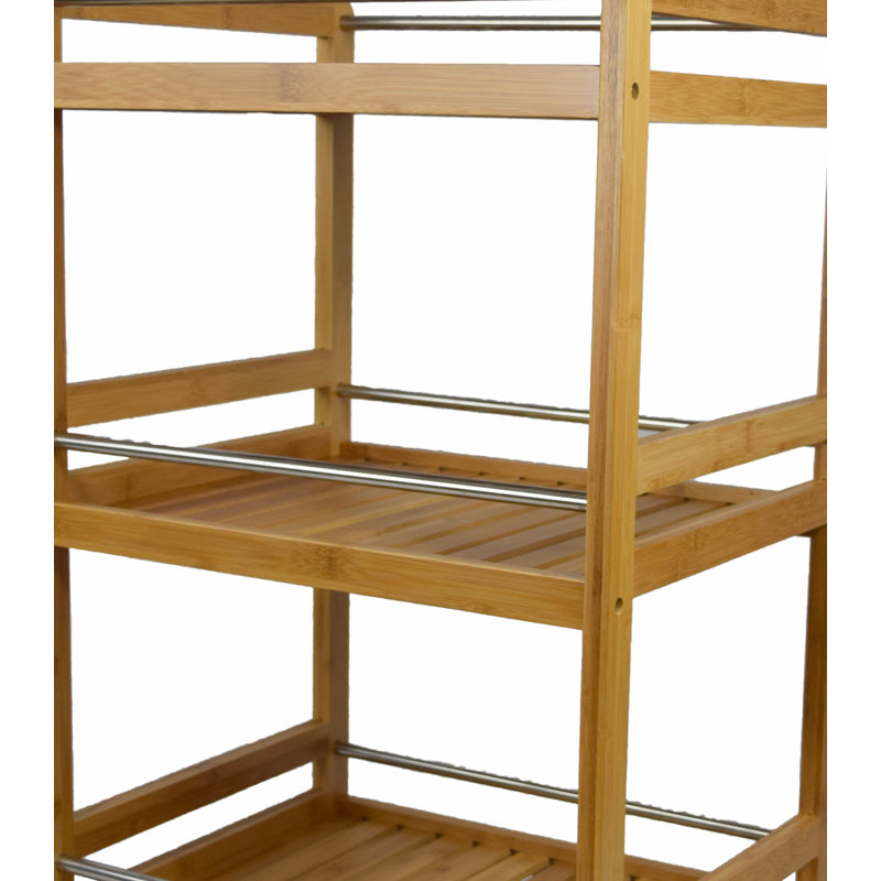 Wood Bar Cart