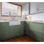 Robinet de cuisine à col de cygne double levier en acier inoxydable avec douchette extractible Whitehaus-40961488