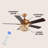 Bristal 52'' Ceiling Fan with Light Kit-717854250