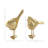  Glam Polystone Bird Decorative Sculpture with Origami Accents-1698253839