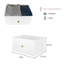 Table de chevet en acier inoxydable -2047295243