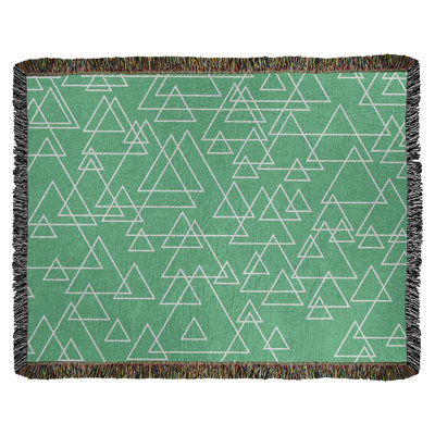 Couverture de coton tissée en triangle dispersable