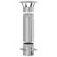Chimney Extension Silver 35 X 35 Cm Stainless Steel-1123494013