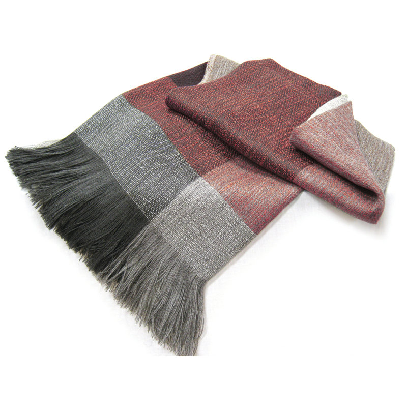 Hand Woven Throw Blanket, Red