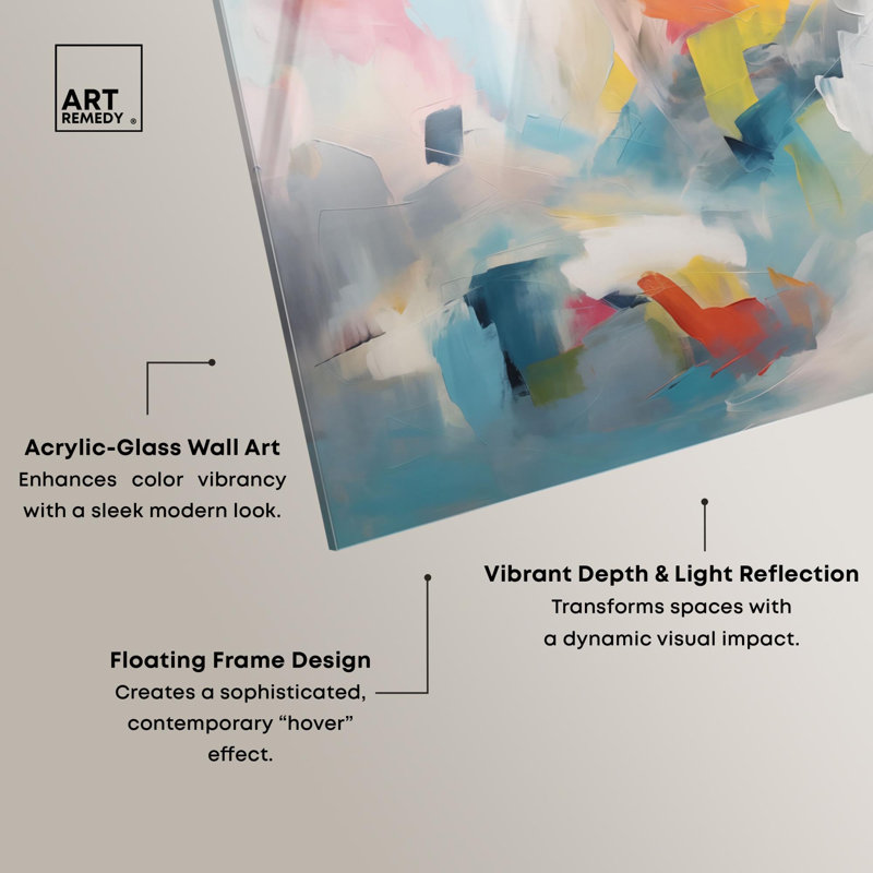 «Radiant Dusk I», reproduction sur acrylique par Art Remedy, H 36 po x l 45 po