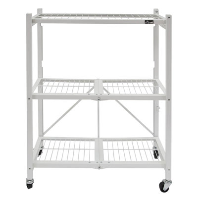 Origami 3-Shelf Storage Rack & Wheels