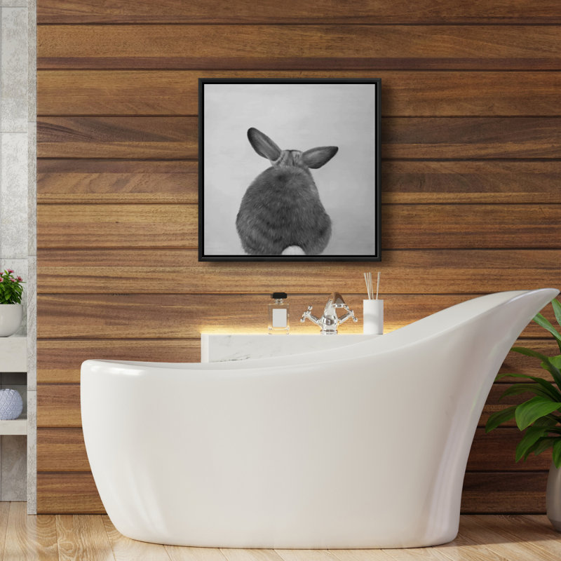 " Little Rabbit From Behind ", 24" H x 24" W