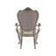 Chaise d'appoint capitonnée (ensemble de 2)