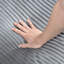 4 modulaires en velours côtelé gris, pieds en bois massif, ressorts ensachés pour velours côtelé modulaire, ressorts, salon