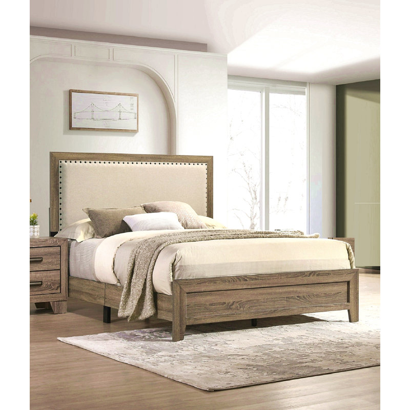 Tête de lit tapissier capitonnée 1pc, Gris, Lit simple