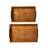Rectangle Wooden Geometric Trays With Metal Handles