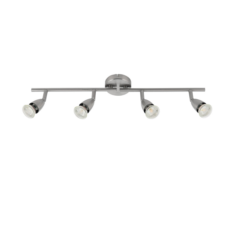 Eichler Semi Flush Mount, Satin Nickel