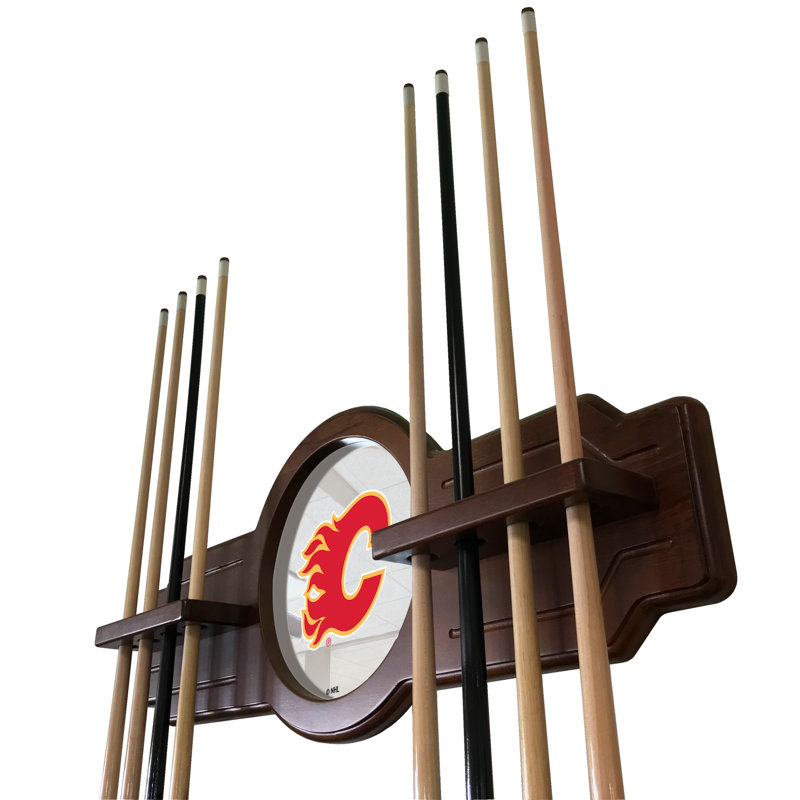 Porte-queues de billard 14 po NHL, English Tudor, Calgary Flames