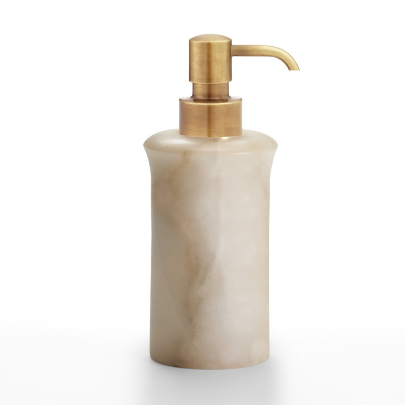 Distributeur de savon Alisa, Crème / laiton bruni