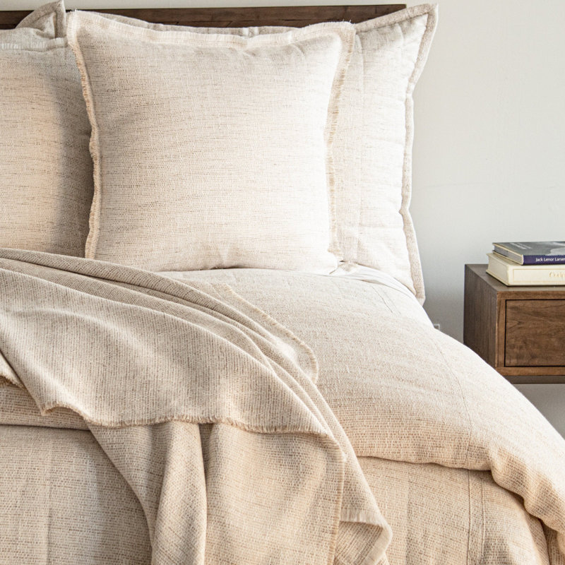 Macau Fringed Reversible Throw Pillow