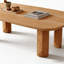 Modern Wooden Rectangle Coffee Table,51"Center Table For Living Room,Walnut-131431320