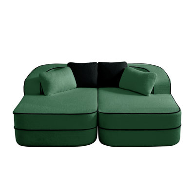 Frostmere Modern Teddy Indoor Chaise Lounge with Ergonomic Design by NFusion