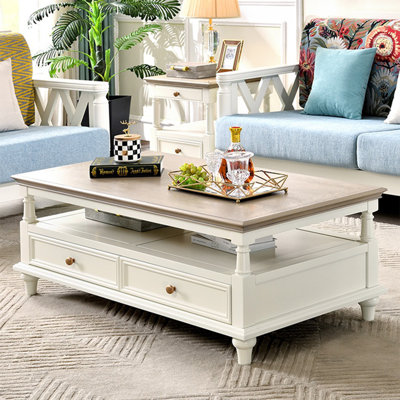 Table basse élégante de style américain