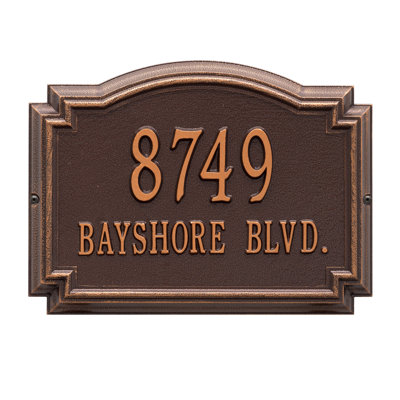 Williamsburg 2-Line Address Plaque