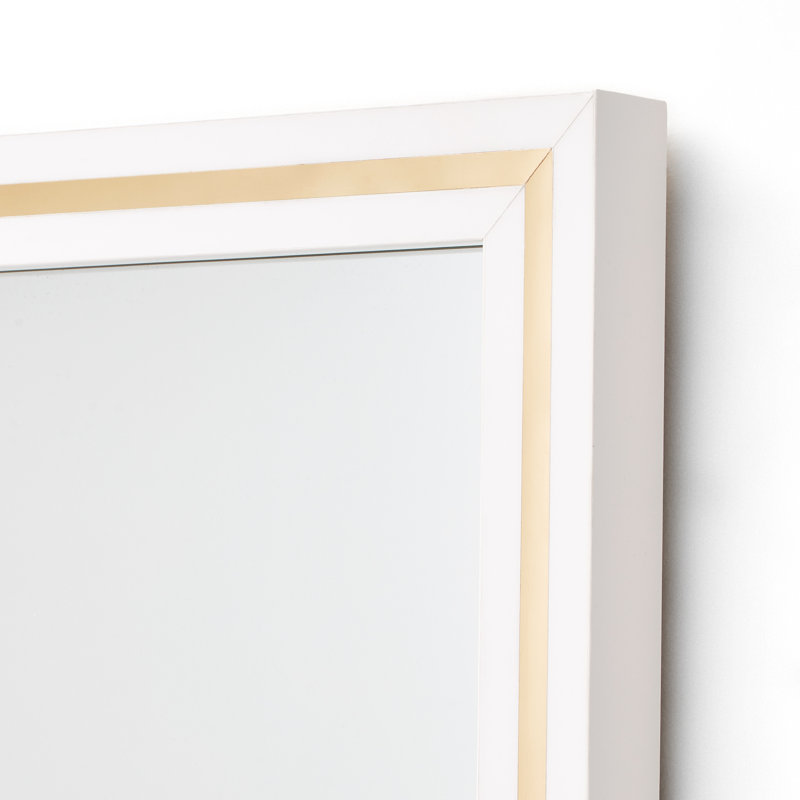Palm Gate Wall Mirror - Cloud White