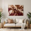 Lyrical Abstraction 8 Brown Metal Wall Art-881871255