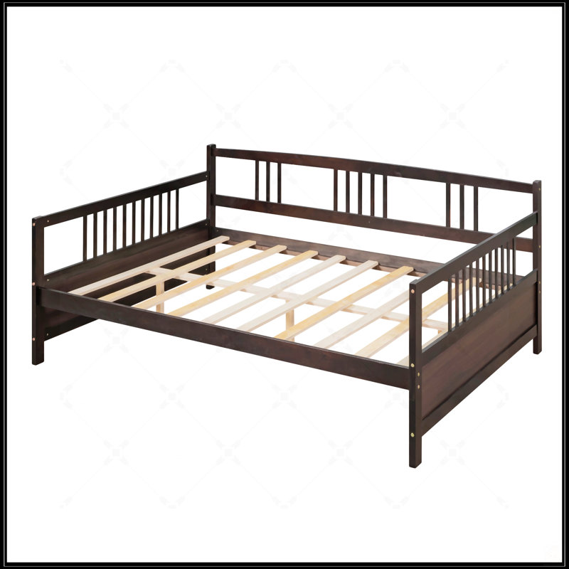 Full Size Daybed With Support Legs, Espresso
