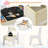  Kids Table And 2 Chairs With Blackboard, Storage Space, Toddler 3 In 1 Wooden Activity Desk Set For Drawing, Eating, Reading, Playing-109264187