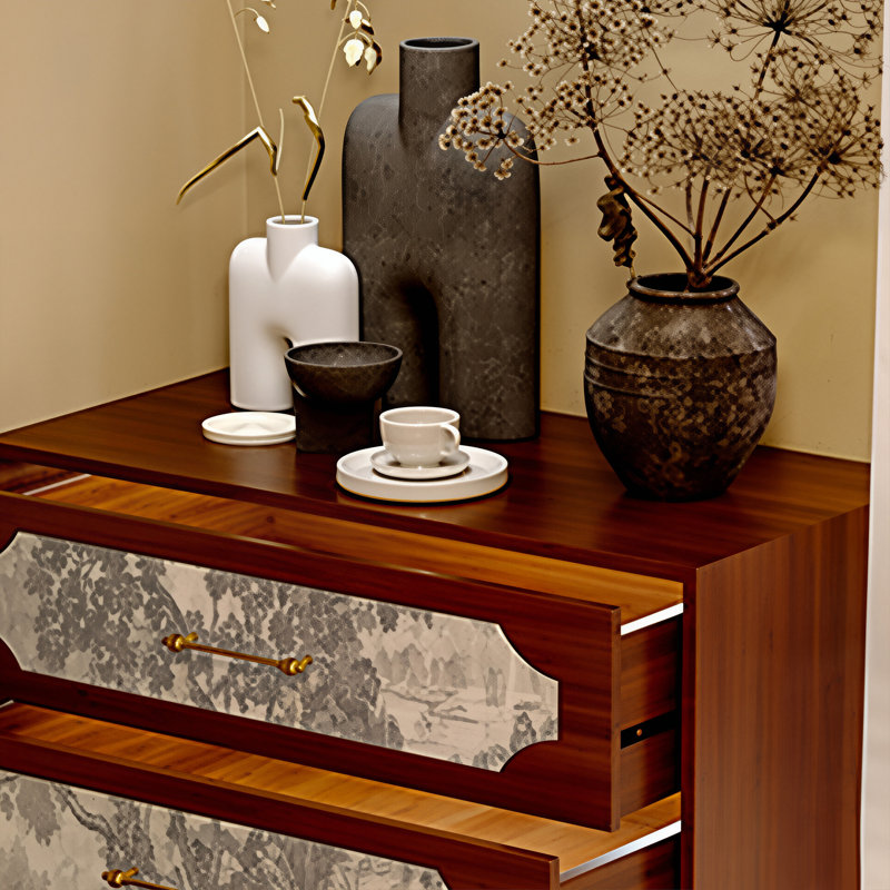 Armoire à tiroirs décorative American style rétro