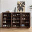 Armoire à chaussures moderne en bois avec tablettes de rangement