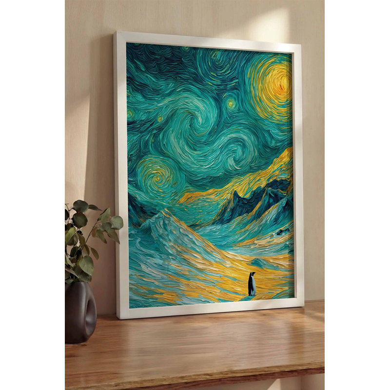 Peinture décorative encadrée