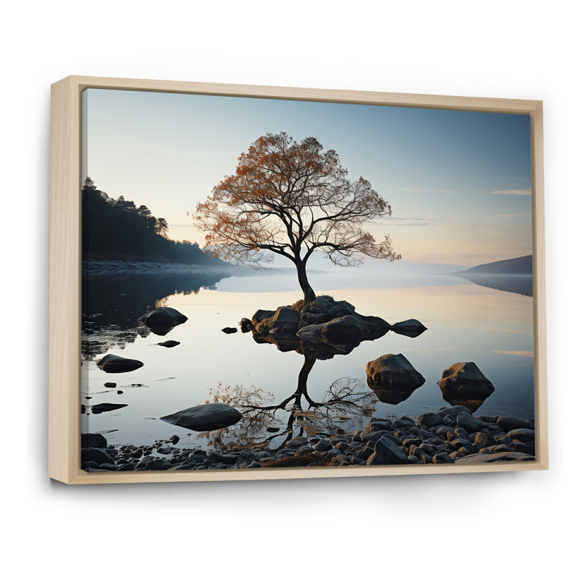 Lakeside Nature Serenity, Cadre naturel flottant, H 34 po x l 44 po x P 1,5 po